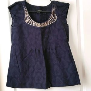 #CalvinKleinJeans Dark Blue Blouse